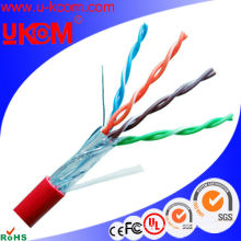 Cabo contínuo do LAN 4pr 24AWG do rj45 Cat5e Cat6 da venda quente